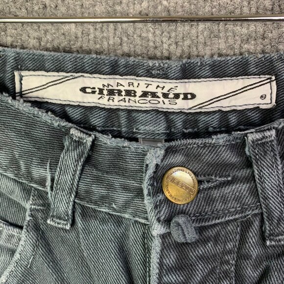 Vintage Marithe Francois Girbaud High-Waisted Denim Jeans Gray Size 5/6 women‎ - Picture 3 of 12